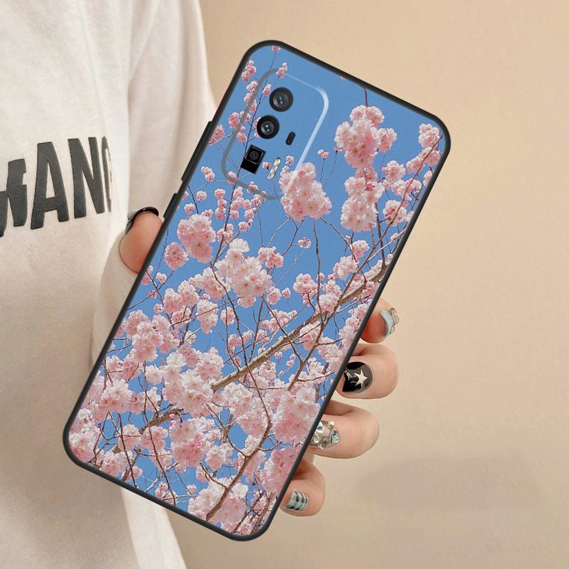Cherry Blossom Case For Xiaomi 15 14 Ultra 13T 14T 15T Pro 17 Pro Max POCO F8 F7 F5 F6 X3 X5 X6 X7 Pro Cover