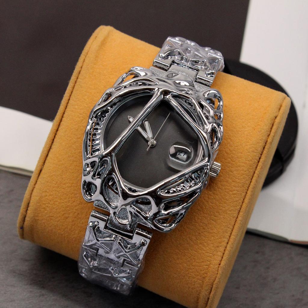 Y2k Red Devil Claw Hot Sell Original Alabaster Style Quartz Watch Men Unisex Hot Medieval Old Unique Creative High Quality Clock