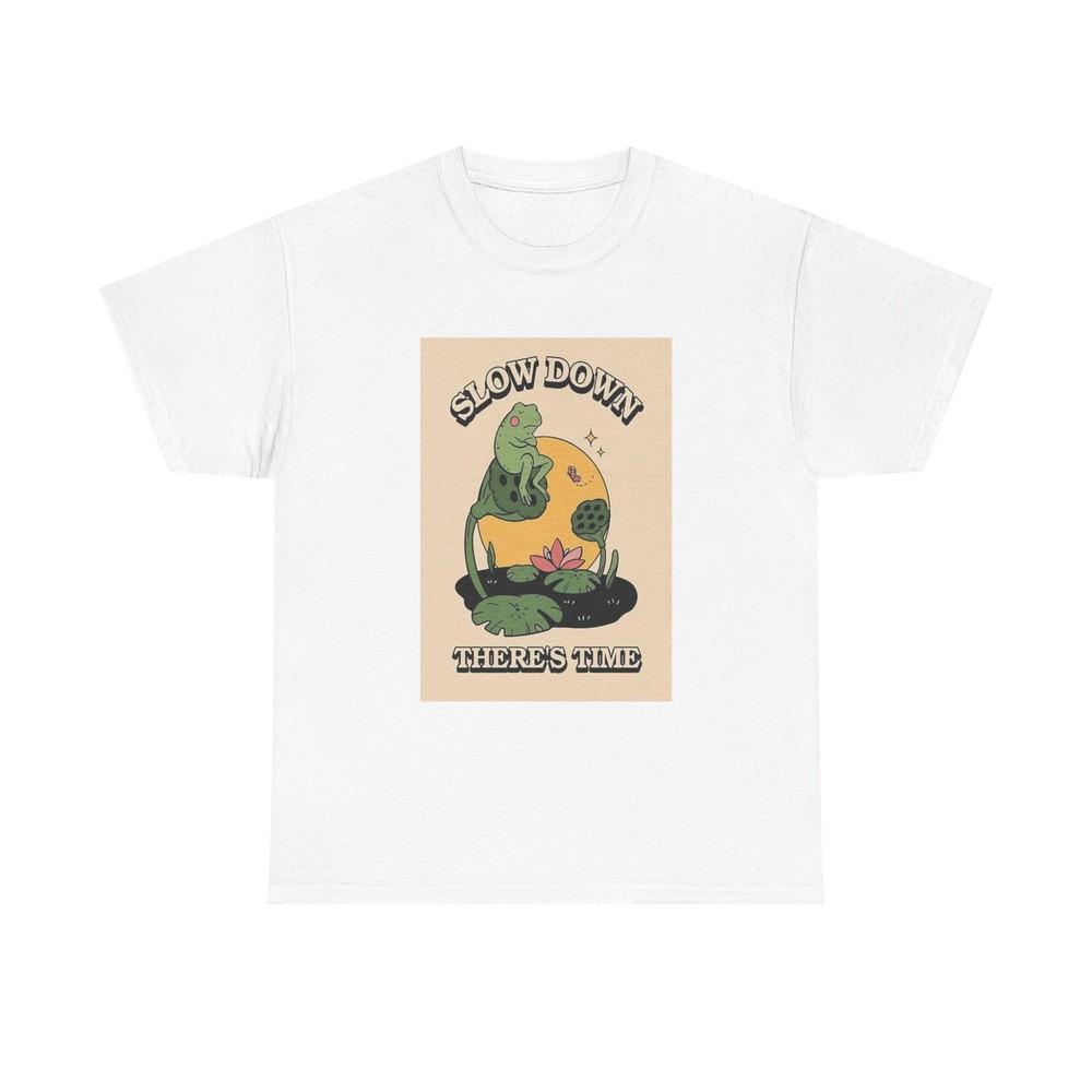 Trippy Mushroom Hunter Tshirt Mystical Graphic Vibe Unisex Heavy Cotton Frogs Unisex T-Shirt XXXXL