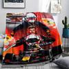 1 pièce Couverture en Flanelle Imprimée Max Verstappen, Haute qualité Toutes Saisons, Décoration d'Intérieur, Chaleur et Confort, Parfaite pour les Cadeaux de Noël