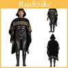 Black Adam Halloween Cosplay Costume Set For Kids And Adults