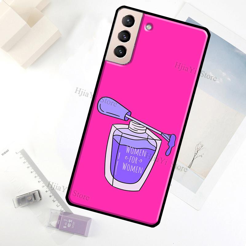 Beautiful Nail Polish Enamel Color Case For Samsung Galaxy S23 Ultra Note 20 10 S9 S10 Plus S20 S21 FE S22 Ultra Phone Cover