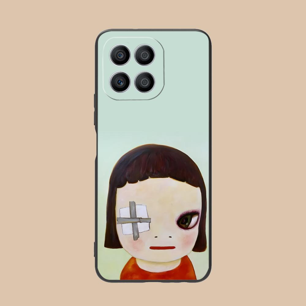 Anime Yoshitomo Nara Phone Case for Honor 90 80 70 60 50 30 20 10 9 8 7 Pro S SE Lite 5G Colorful Printing Cover Pretty Cover