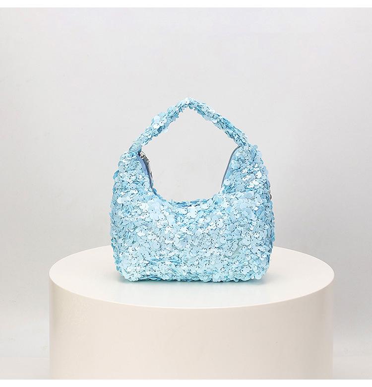 Women's Luxury Sequin Crossbody Handbag - Large Capacity, Elegant Design