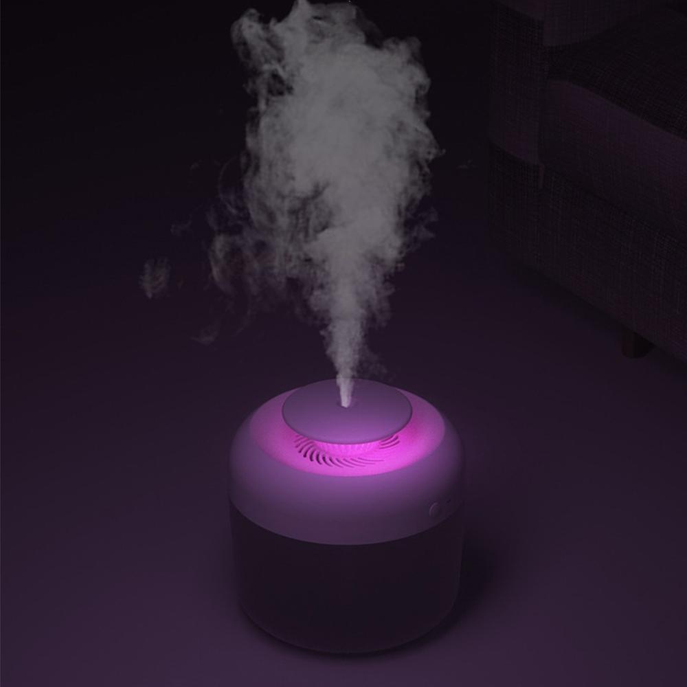 Large Capacity Home Air Humidifier 2400ml Ultrasonic Cool Mist Maker Fogger With Led Light Lamp Aroma Diffuser Usb Humidificador