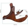 X-Type Wooden Guitar Stand, Thick Plywood with Soft Leather Edges, for Acoustic, Classical, and Bass Guitars