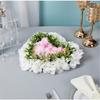 Heart Shaped Artificial Flower Decorations Photo Props for Wedding Centerpieces Road Leading Flower Rack Decorations