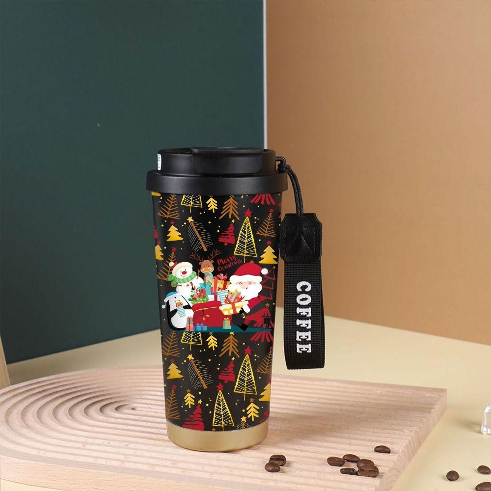 Insulation Or Cooling Christmas 316 Stainless Steel Cup 530ML Thermal Mug  for Boys and Girls