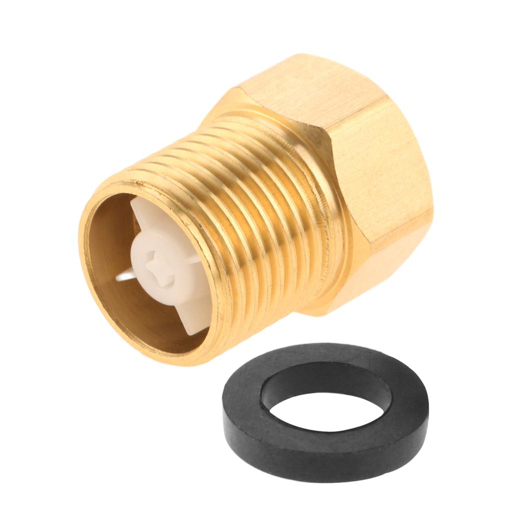 1PC 20MM Stainless Steel Check Valve 1/2-inch Thread One-Way Non-return Backflow Prevention for Water Heater Toilet Water Pipes