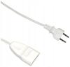 Extension Cord, 1 Socket, 3 M, Ungrounded, White, IP20, 230V