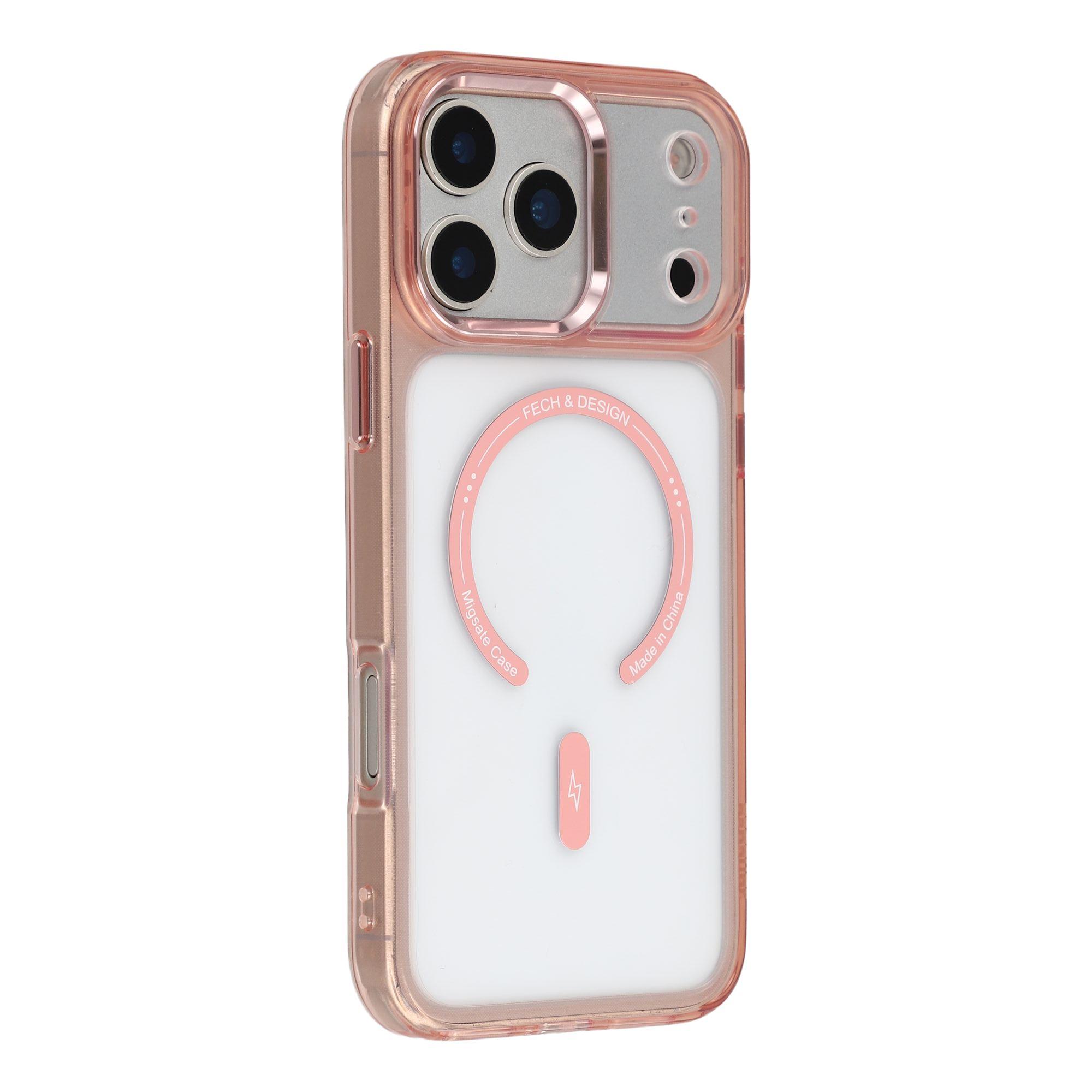 JAUCASE For iPhone 17 Pro Magnetic Case Shockproof TPU PC Phone Cover Compatible with MagSafe