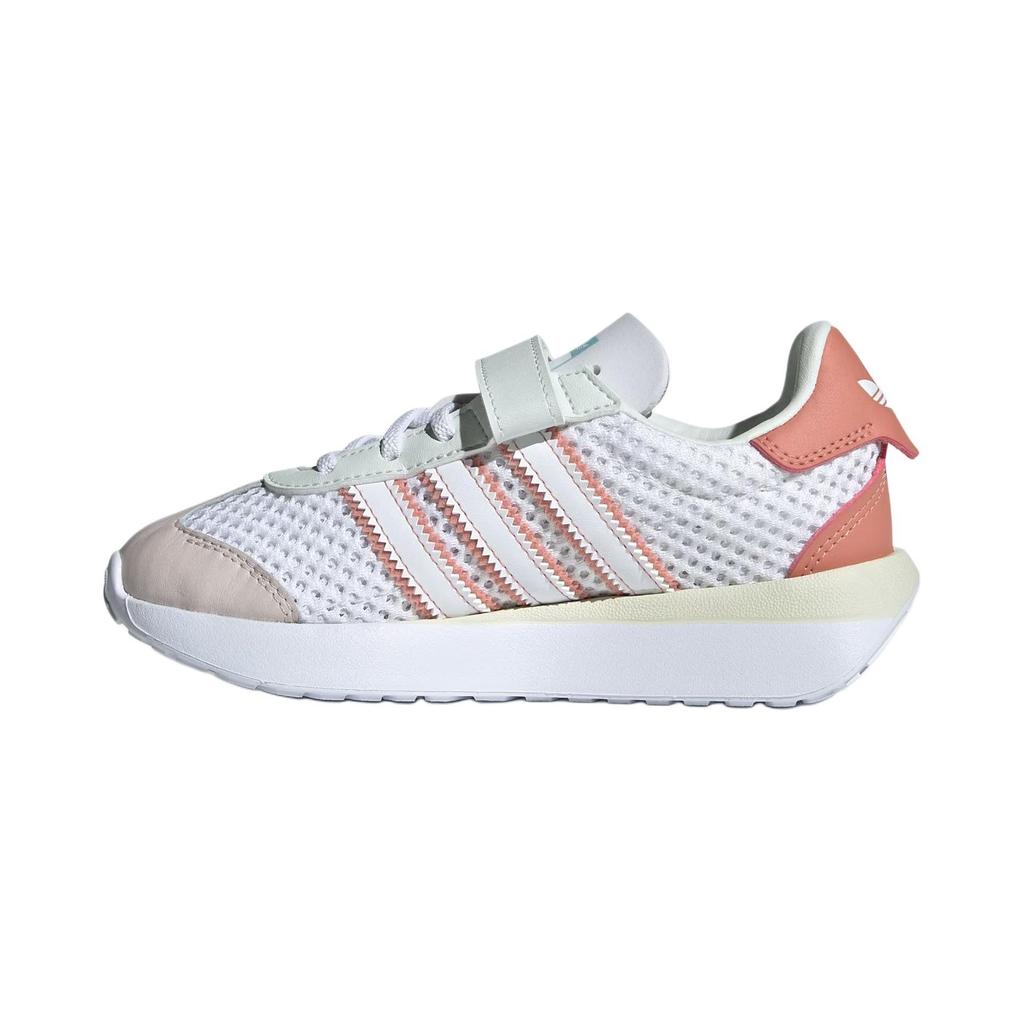 Adidas Originals Country Xlg Comfortable Versatile Low Top Kids Casual Shoes Kids Casual Shoes White Brown Pink IF6898