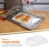 Transparent Bread Lid 42x33 Food Grade Safe Cover Sturdy Premium Material Protective Snack Dust Proof Plastic Kitchen Bar
