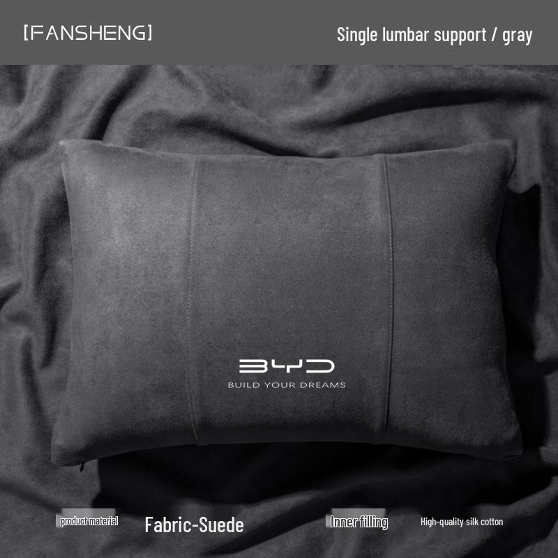 Oreiller de voyage pour voiture pour BYD Song Plus, Qin Plus, Tang et Han: Convient pour l'appuie-tête et le dossier