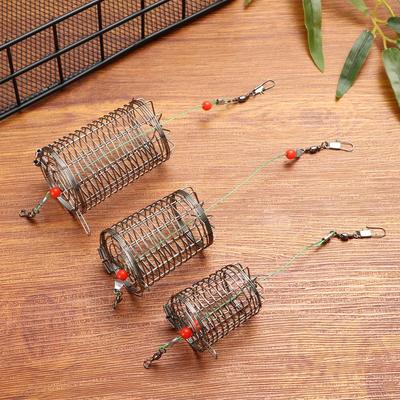 Catch Holder Fishing Tackle Food Feeding Fishing Bait Cage Fishing Lure Trap Aquarium Bait Feeder
