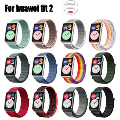 Correa de nailon para Huawei Watch Fit 2, accesorios de repuesto para reloj inteligente, pulsera, correa para Huawei Watch fit2 active