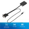 VGA To HDMI Converter Cable With Audio For Projector PC HDTV 1080P