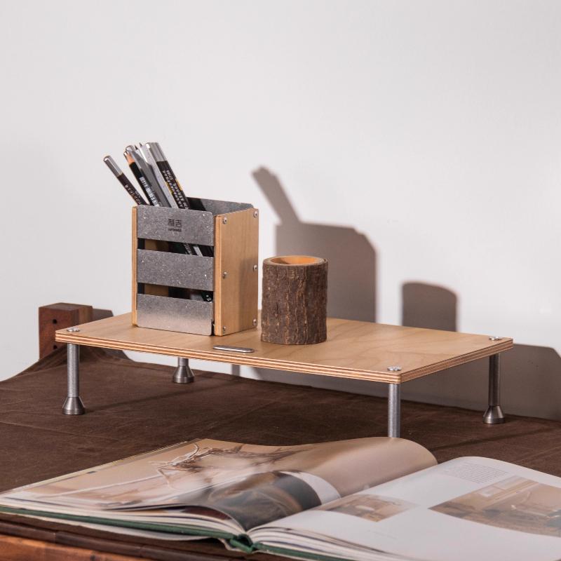 Modern Multi-Tier Desktop Organizer Stair-Style Display Rack for Office Space-Saving Multi-Layer Shelf Bookshelf Storage Unit
