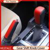 Genuine Leather Car Gear Shift Collars Hand Brake Cover for Toyota Land Cruiser Prado FJ 150 2010 - 2018 AT