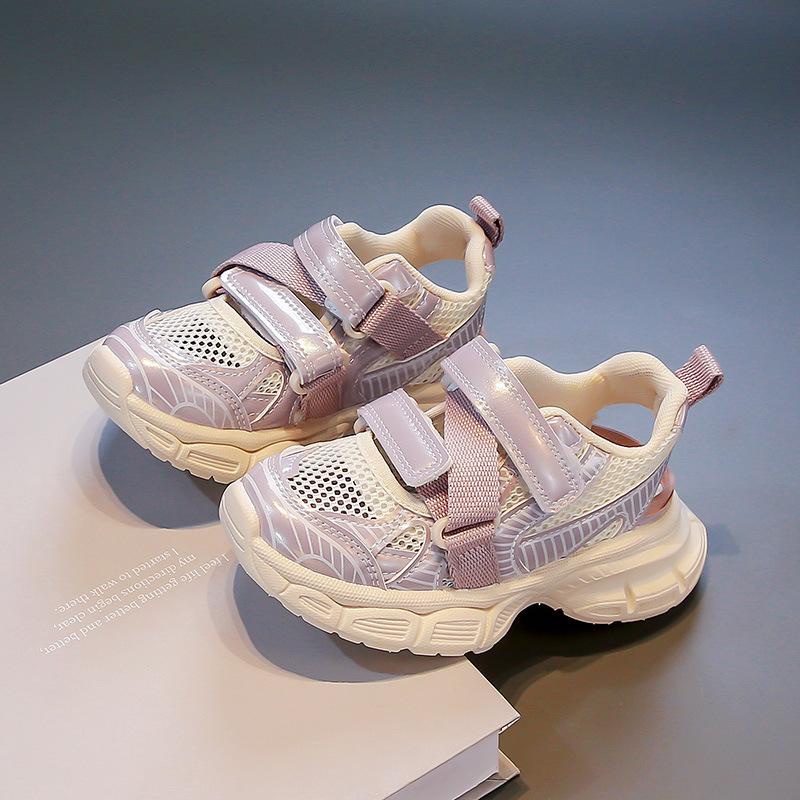 2025 Summer Popular Mesh Breathable Frame Shoes Soft Sole Non-slip Baby Girl Casual Shoes Fashion Boys Sandals