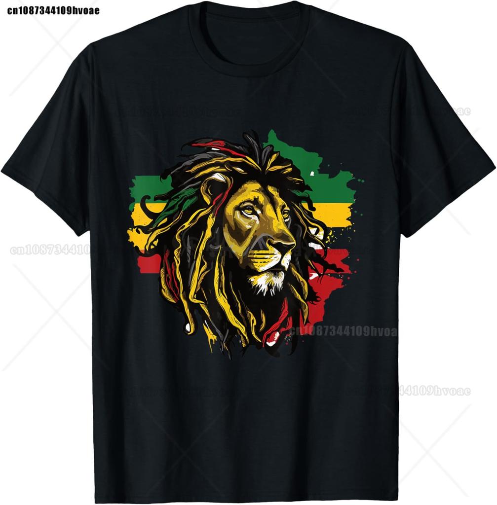 Rasta Reggae One Love Jamaica Retro Vintage Sport Jamaican Flag T Shirts Graphic Cotton Streetwear Short Sleeve Birthday Gifts