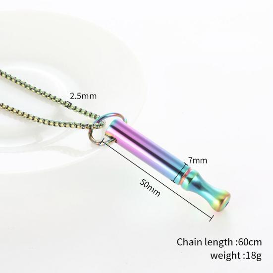 Yousheng Mindful Breathing Necklace Stainless Steel Anxiety Reduction Necklace Stress And Panic Relief Necklace Adjustable Length Meditation Inner
