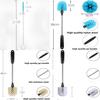 Multipurpose Drinking Cup Brush With Plastic Handle And Nylon Bristles For Daily Use