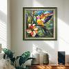 Jigsaw Puzzle, 200 Pieces, Wooden Puzzle, Hummingbird (28.45 x 28.45 cm), 3mm Thick, Irregularly Shaped Pieces, Adult-Friendly, Durable, Laser Cut, Ho