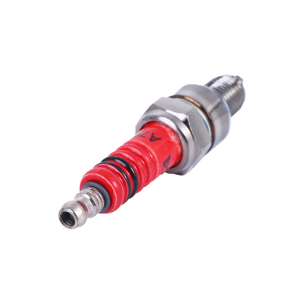 Moped Scooter Three-Electrode A7TC Motorcycle Spark Plug Modification Accessories Replacement Parts