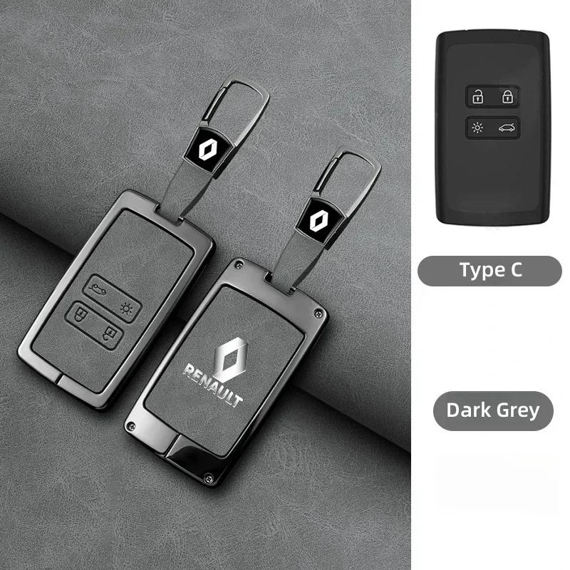 Coprivalvole Nuova Lega di Zinco Copritastiera per Chiave Auto Per Renault Espace 5 Kadjar Koleos Captur Megane 4 Talisman Arkana Dacia Sandero Remo