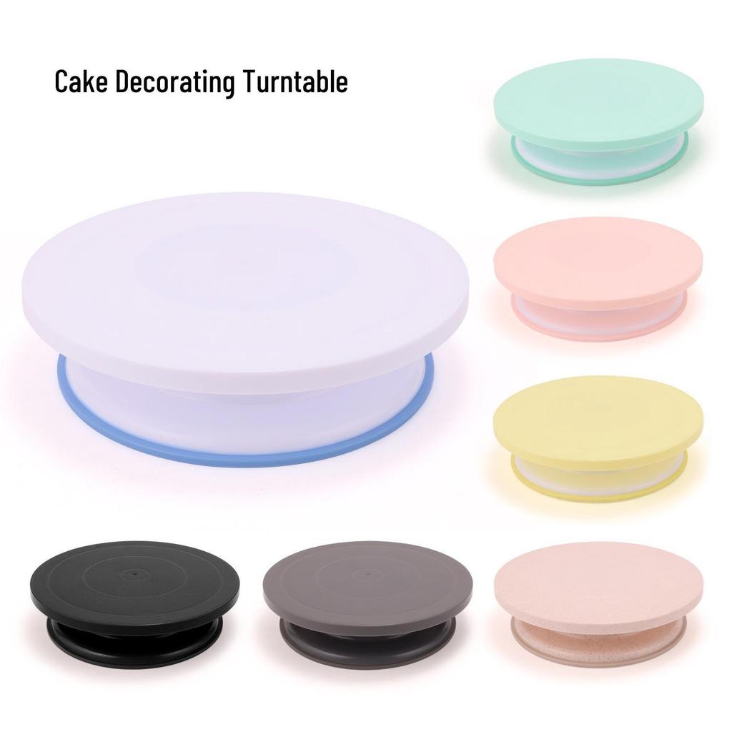 360° Rotating Cake Decorating Turntable - PP Plastic Tools for Cake Decoration