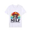Summer Men Short Sleeve T-Shirts Tee MILF Mushrooms I'd-Like To Forage Funny Mushrooms Oversized Unisex T Shirts Tops Streetwear