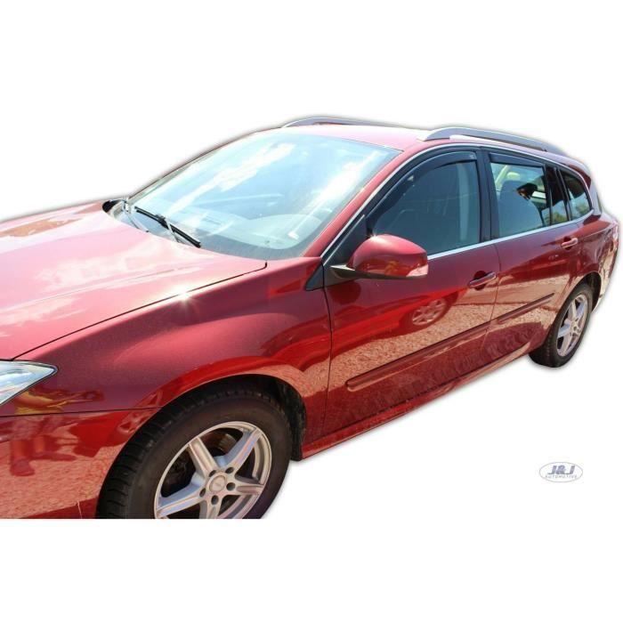 Déflecteurs D'air - J&J AUTOMOTIVE - Heko - Fumé - Renault Laguna 3 Grandtour - 2008-2014
