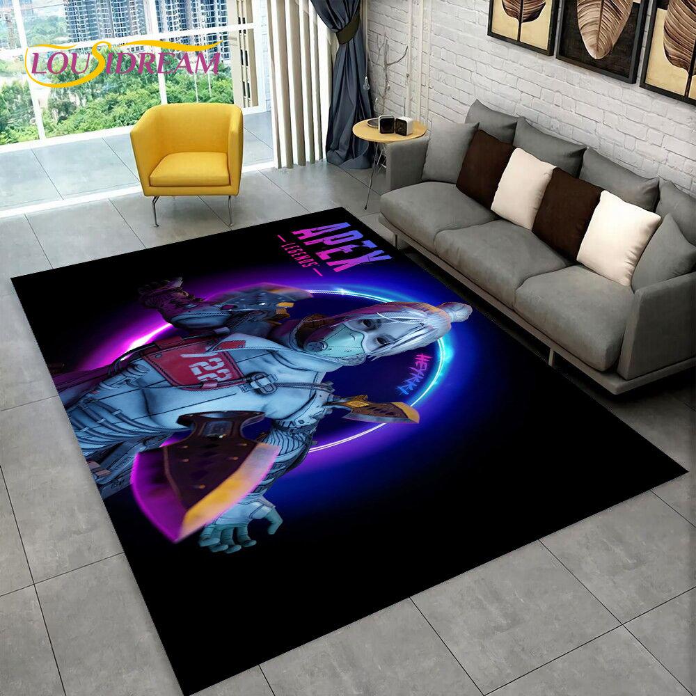 Apex Legends Game Gamer Cartoon Area Rug,Carpet Rug for Living Room Bedroom Sofa Doormat Decoration,kids Play Non-slip Floor Mat