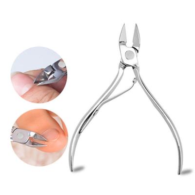 Tijeras de uñas de alta precisión para quitar cutículas, cortauñas de acero inoxidable, recortador de piel muerta, herramientas para adultos