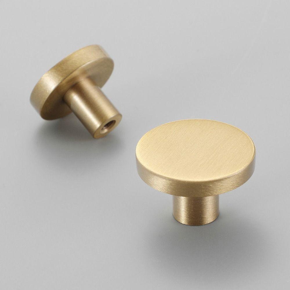 Simple Drawer and Cabinet Brass Handles New Chinese-style All-copper Handles  Cupboard