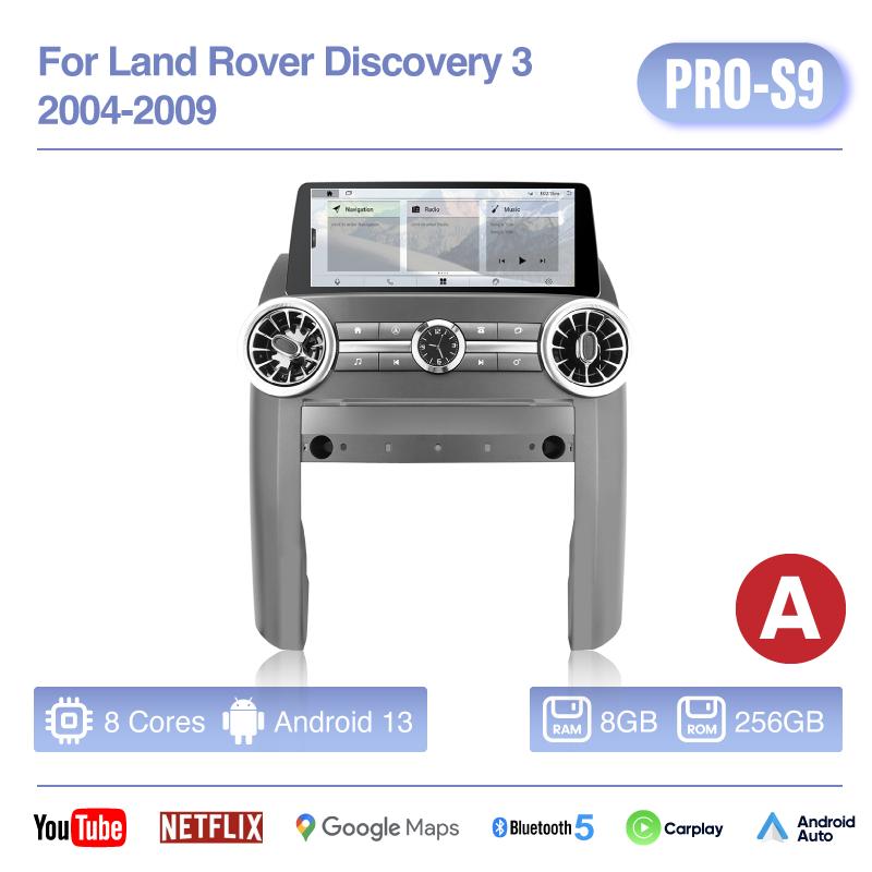 12.3 Inch For Land Rover Discovery 3 2004-2009 GPS Navigation Android 13 8+256G Carplay Car Radio Stereo Multimedia Video Player