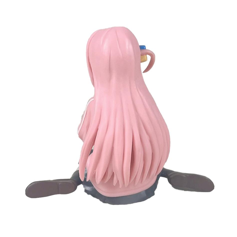 17cm Anime Figure Bocchi the Rock Hitori Gotoh Kawaii Sitting Melancholy Girl Action Figures PVC Adult Collection Model Doll Toy