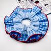 Academy Style Multi-Layer Plaid Fabric Scrunchie for Girls - Versatile Large Hair Accessory