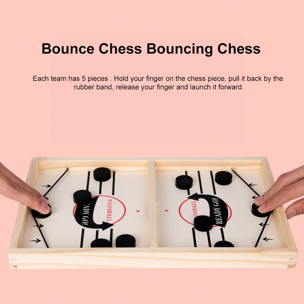 Bounce Chess Bouncing Chess Parent-Child Interactive Chess Bumping Chess Catapult Board Game Desktop Hockey Toys