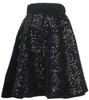French S-Style Sequin Knit Cardigan & Midi Skirt Set – Autumn/Winter Collection