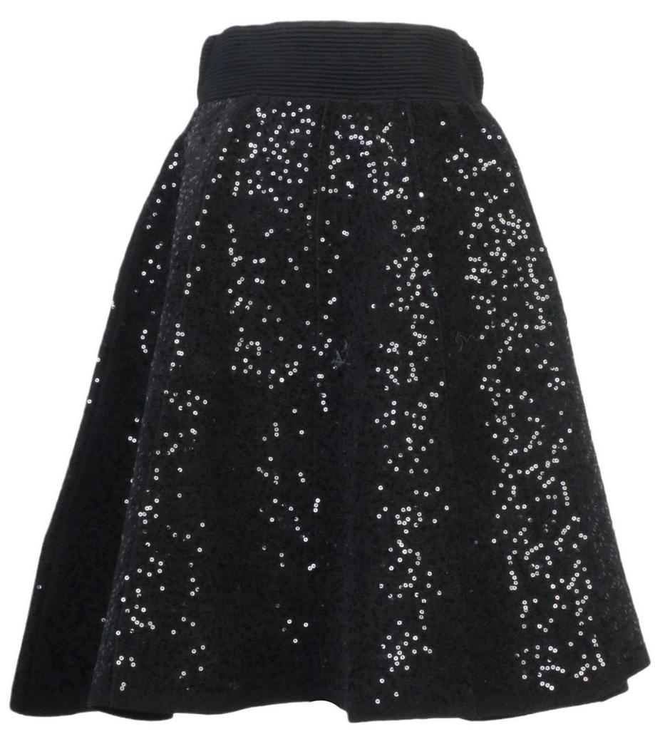 French S-Style Sequin Knit Cardigan & Midi Skirt Set – Autumn/Winter Collection