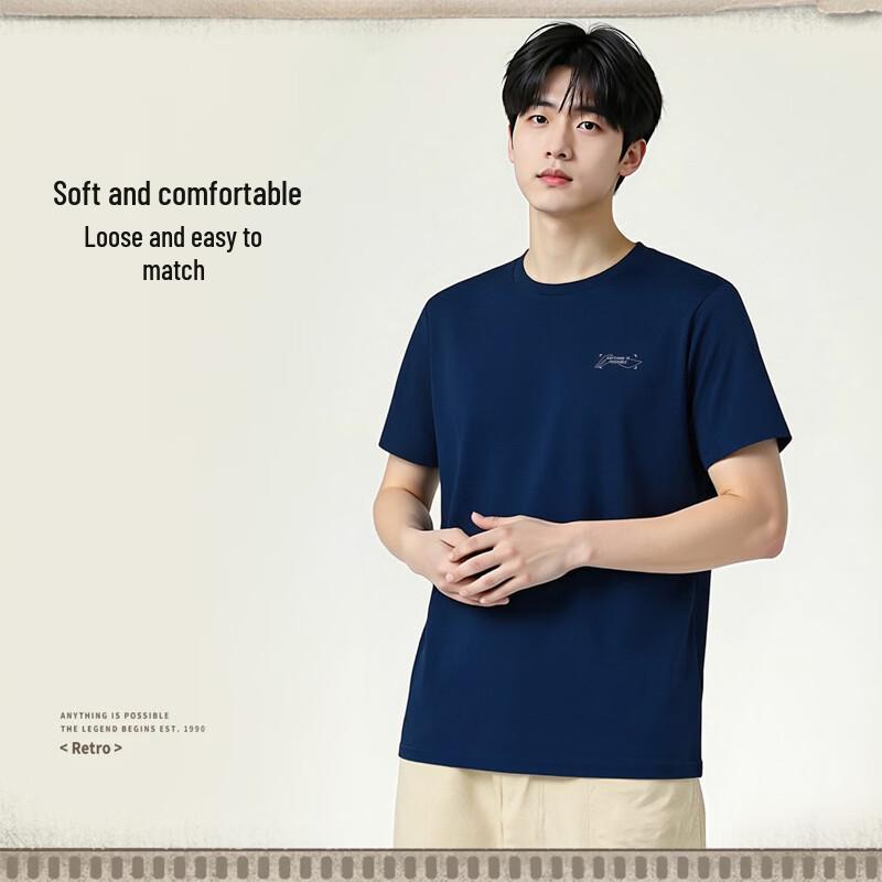 

LI-NING Men s Round Neck Short Sleeve T-Shirt XL/180