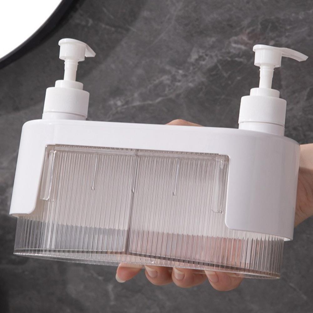 Thickened Shampoo Bottle Plastic Press Soap Dispenser Body Wash Bottle Soap Box Bathroom