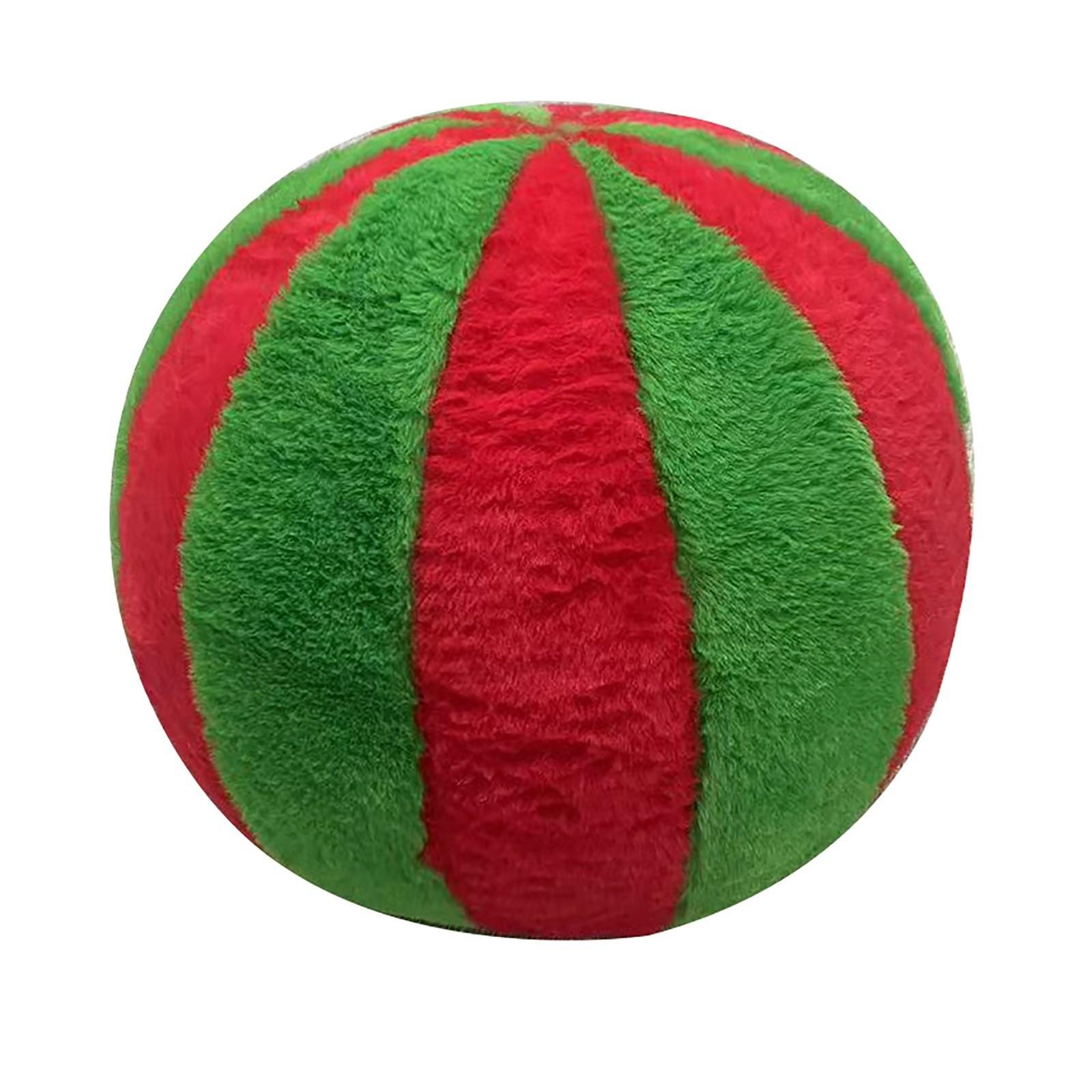 

Плюшевая подушка Веселая полосатая подушка Круглая подушка Праздничное украшение Подушка для дивана One Size