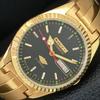 VINTAGE CITIZEN AUTOMATIC 8200 REFURBISHED JAPAN MENS BLACK DIAL WATCH A446852-1