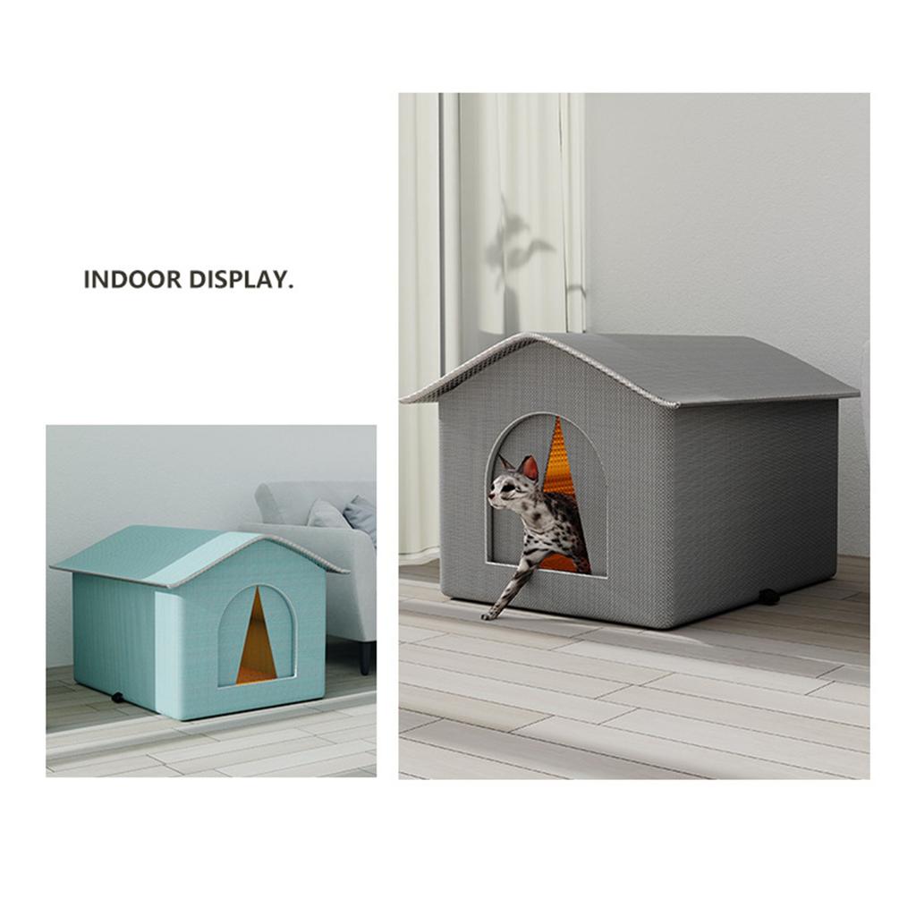 Outdoor Garden Cats Shelter Strays Cats Protective Nests From Rain And Cold Prevent