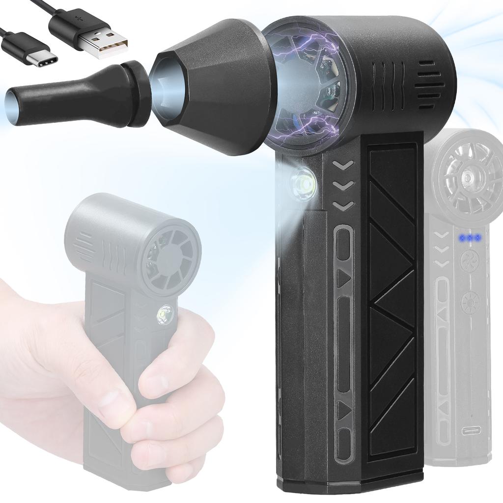 Ruční vzduchový turboventilátor 130 000 ot./min Lithiový násilný ventilátor Přenosná myčka aut multifunkční