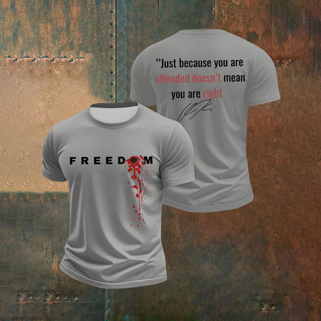 Men's Printed Short Sleeve T-Shirt Men's Loose Casual Short Sleeve Top