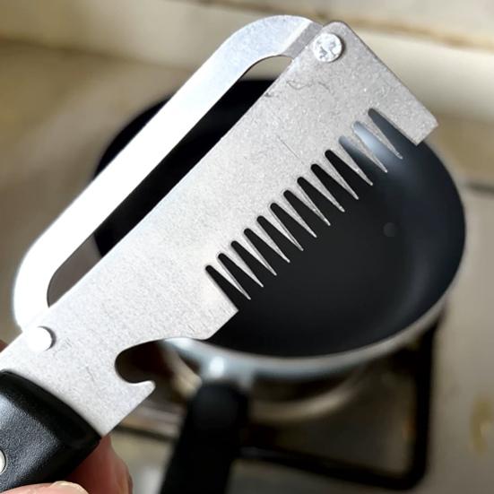 Yousheng Vegetable Peeler with Plastic Handle, Stainless Steel Fruit Potato Peeler, 3-in-1 Onion Shredder Bottle Opener, Rust-Proof Essential Kitchen